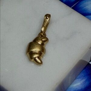 Clare V. Croissant Charm #L0041 Gold tone